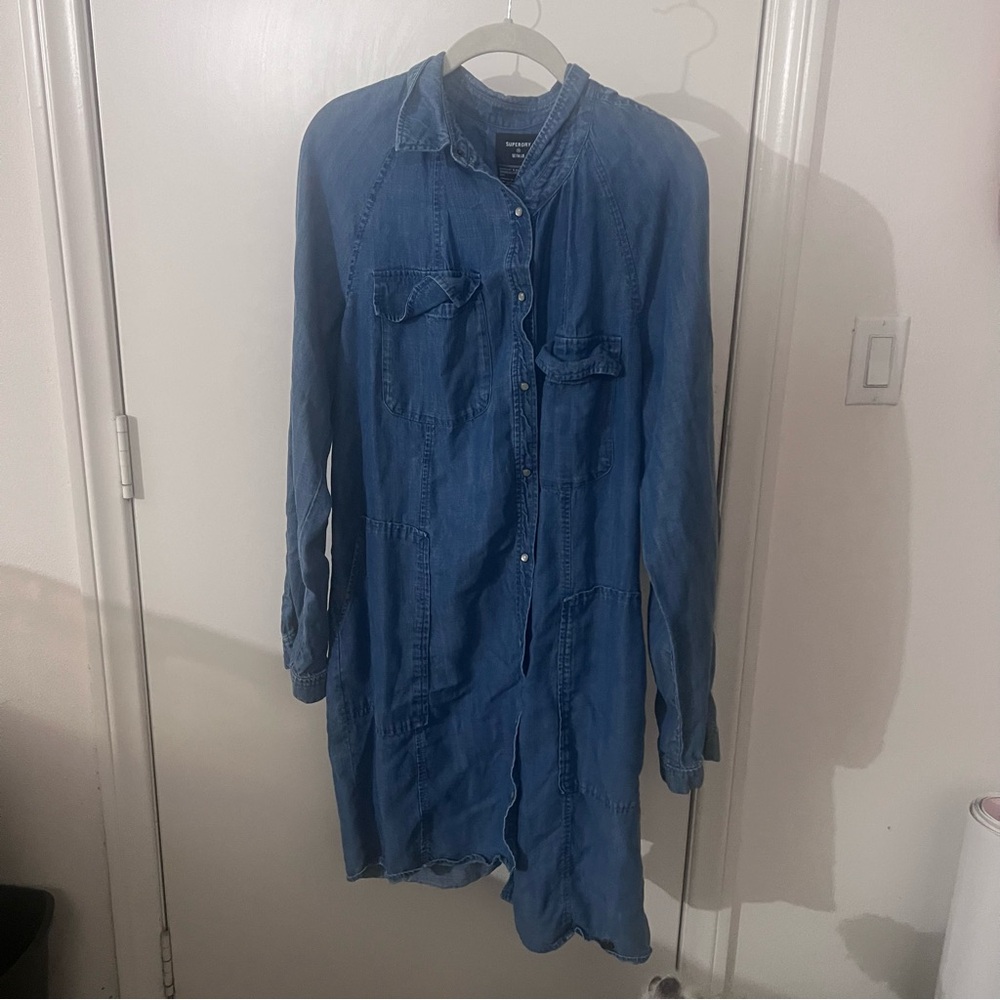 Superdry Indigo Denim Shirt Dress